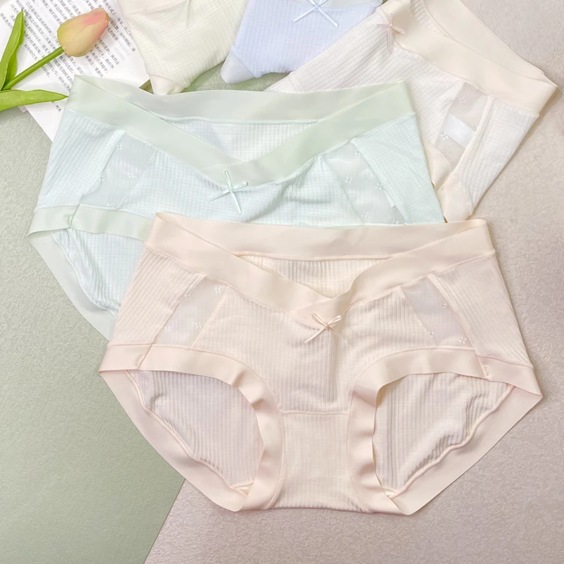 新款无痕低腰孕妇内裤柔软亲肤透气孕早中晚期薄款孕妈三角裤短裤