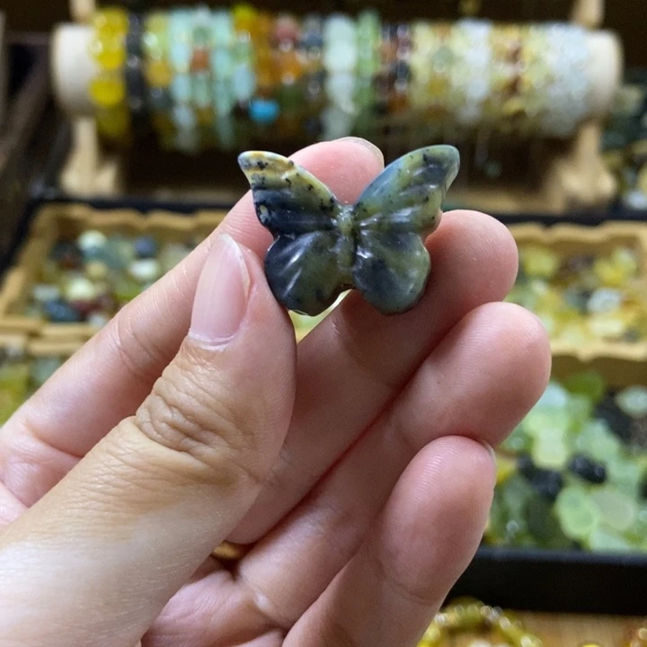 蛇纹石玉未镶嵌配件