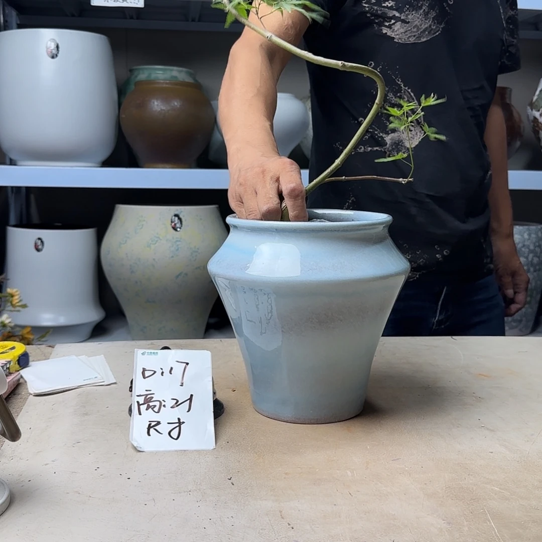 紫砂花盆尺寸17@21
