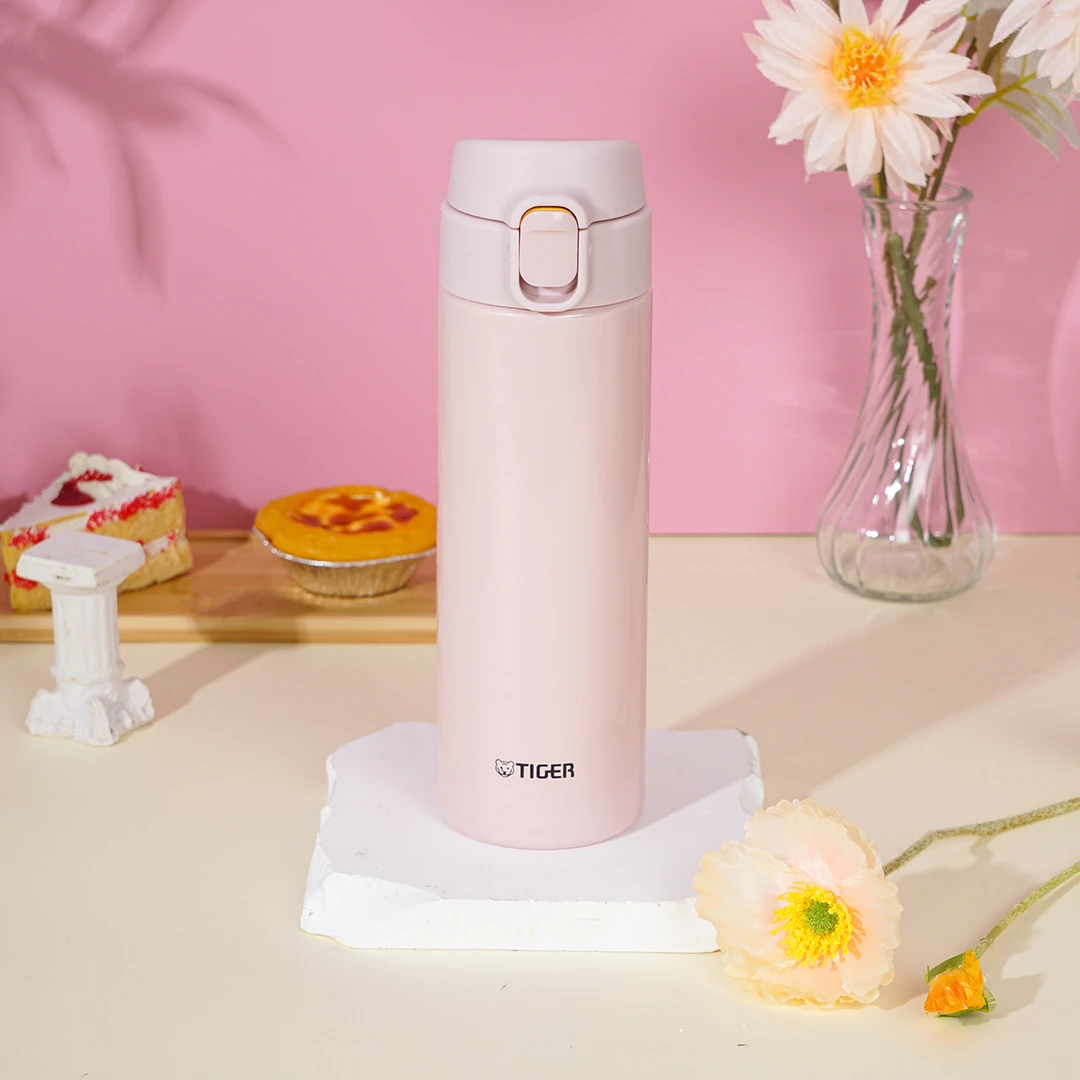 虎牌｜杯子礼物弹盖轻便保冷杯MOY-A48C车载保温杯480ml