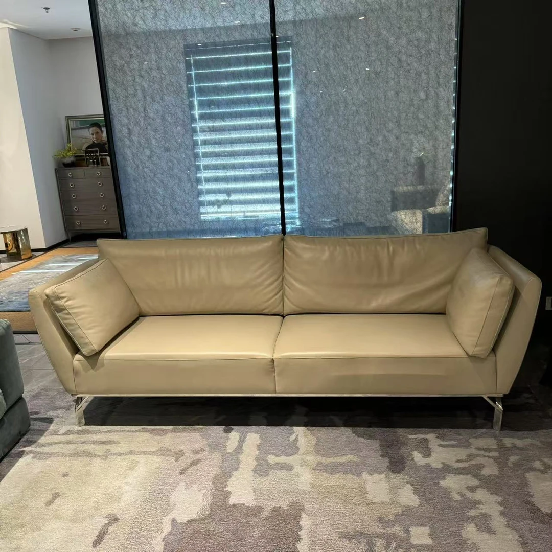 RF-TS21-3客厅真皮沙发三人位直排沙发2360*900*750