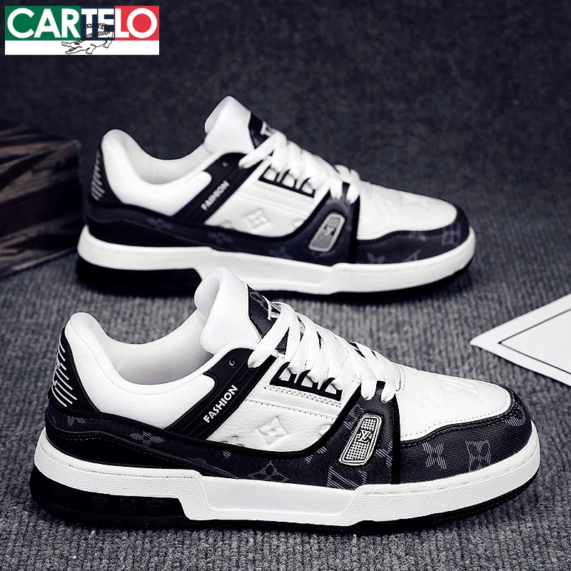 卡帝乐鳄鱼板鞋男鞋秋季2025新款爆款潮流运动休闲小白鞋子男士