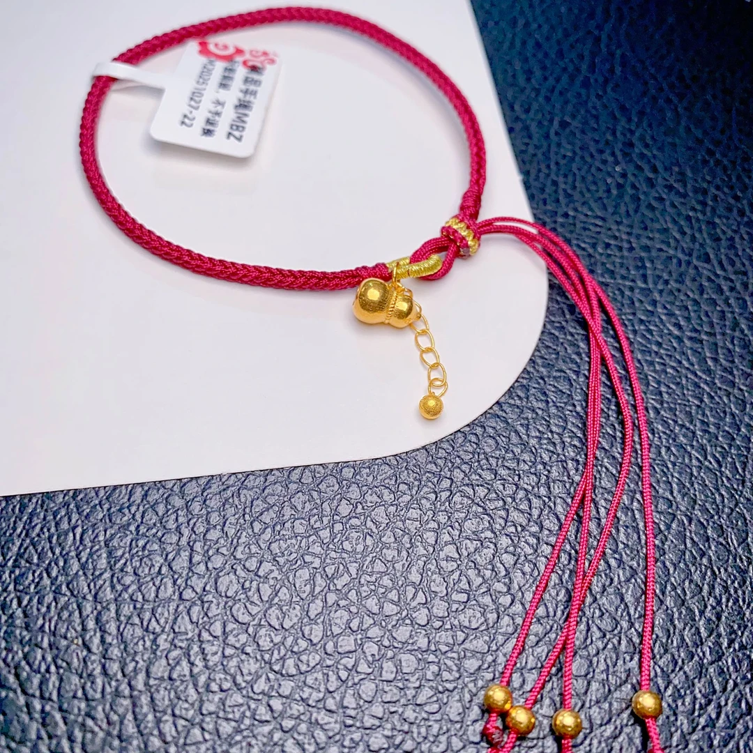 18K金红手绳MBZ1027-22多样性发货