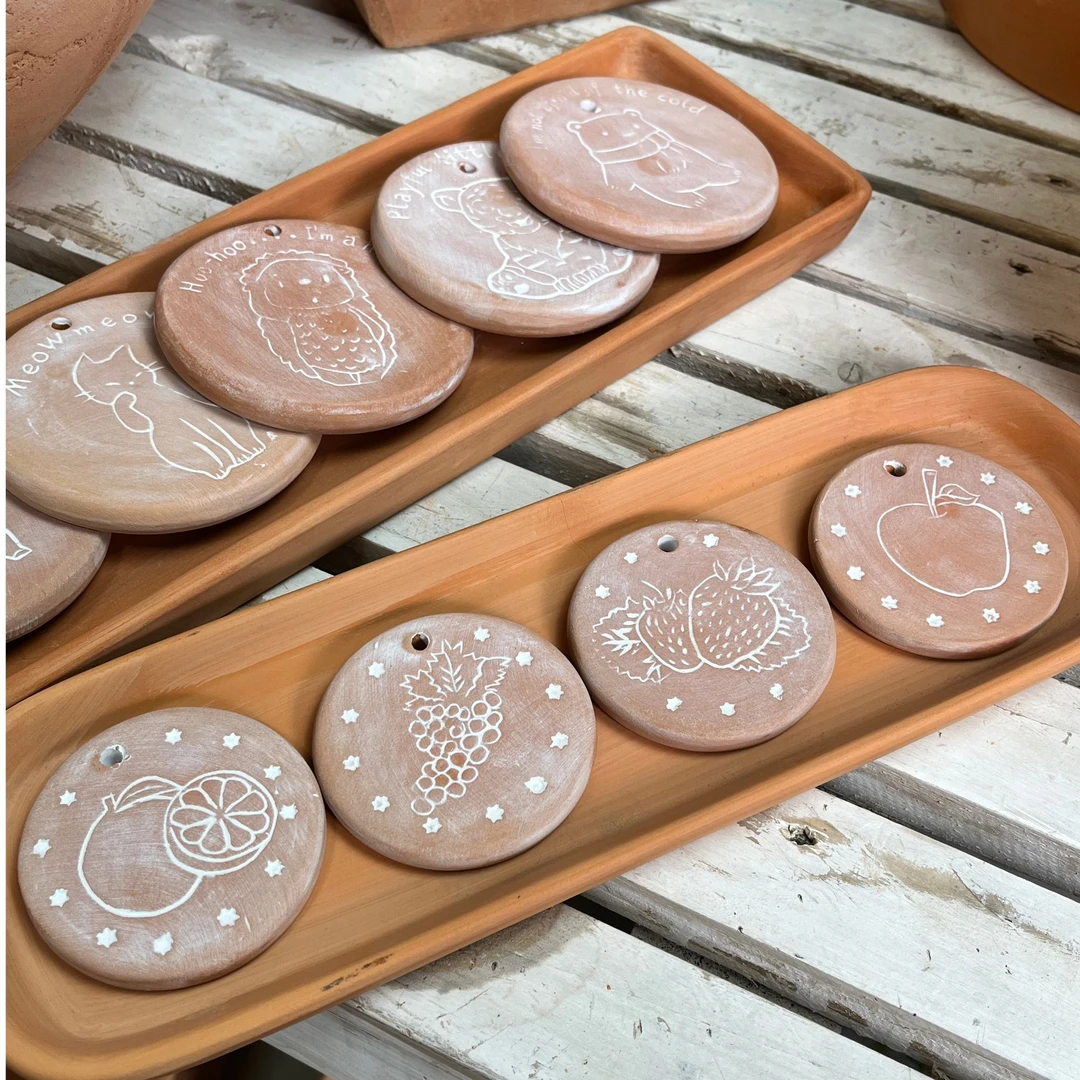 GREEN LAND绿家园在线出品 红陶挂牌 花园吊牌 动物水果挂牌