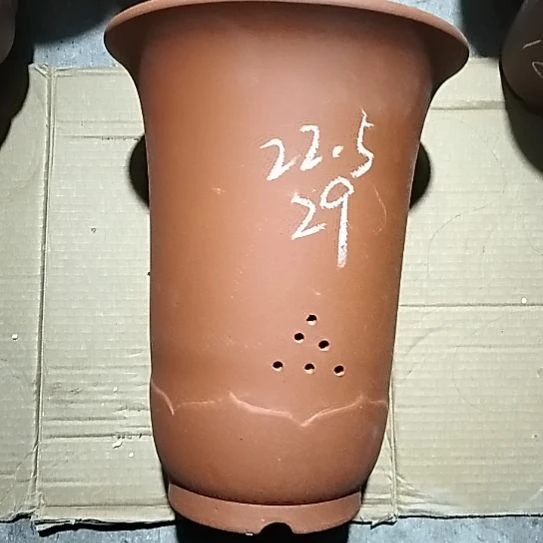 紫砂红泥莲花金钟一个