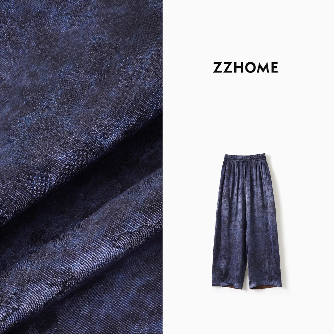 ZOZO HOME |新复古东方人丝香云纱9分扎染夏季百搭休闲裤q173555p
