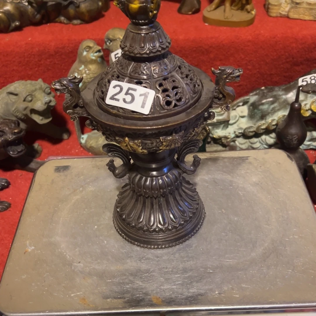 非***住黄铜摆件，文房摆件