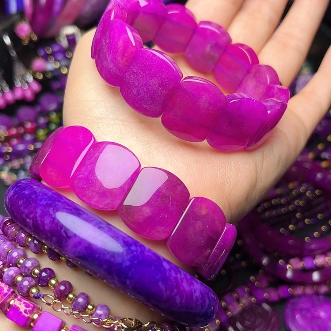 【闪购商品】玻璃DIY舒具石老油料凝胶玉华果冻料手牌大高货玉华