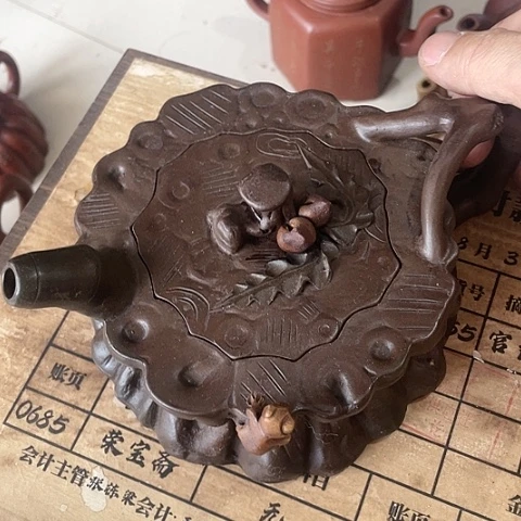 茶壶紫砂紫砂壶大家都知道喜欢紫砂