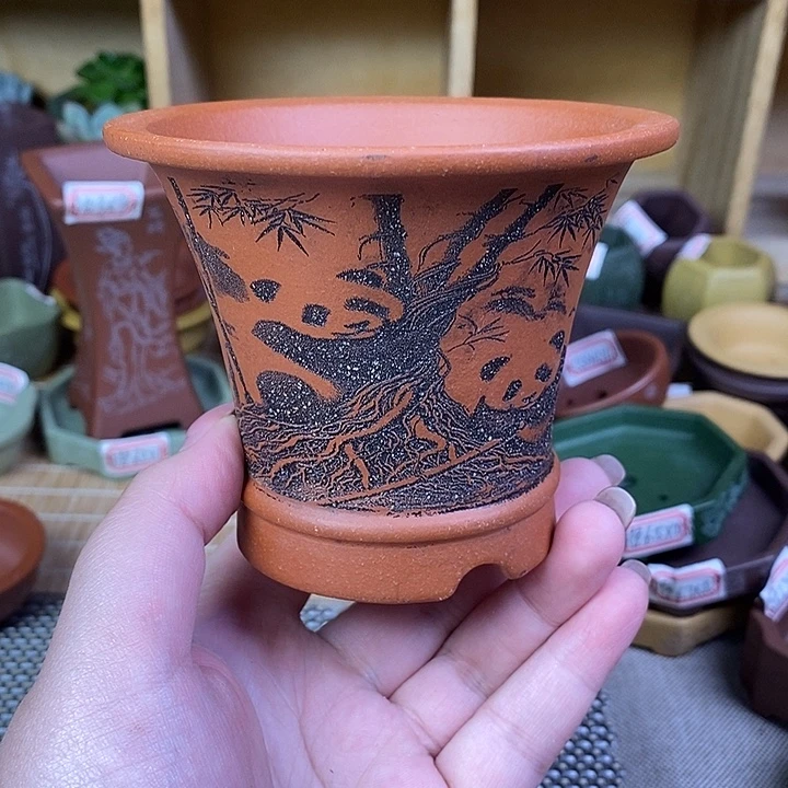 手工艺品琉璃宜兴紫砂精品花盆