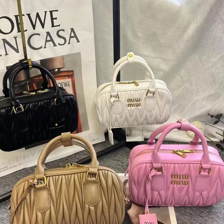 编织欧美褶皱包百搭褶皱夏季ins云朵拉链单肩斜挎包