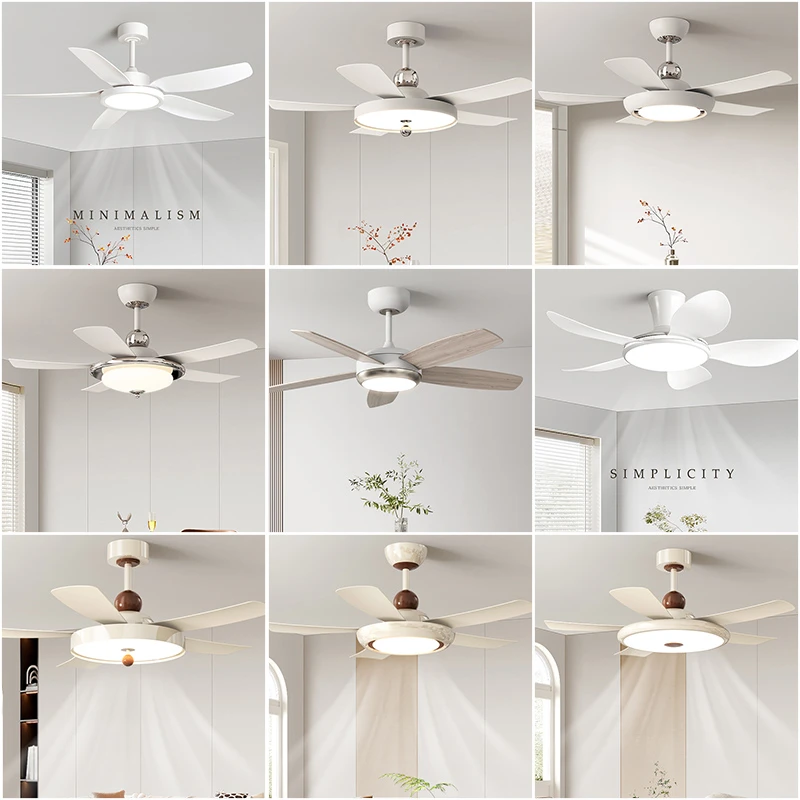 变频吊扇灯客厅家用吸顶风扇灯2025新款餐厅灯风扇一体卧室电扇灯