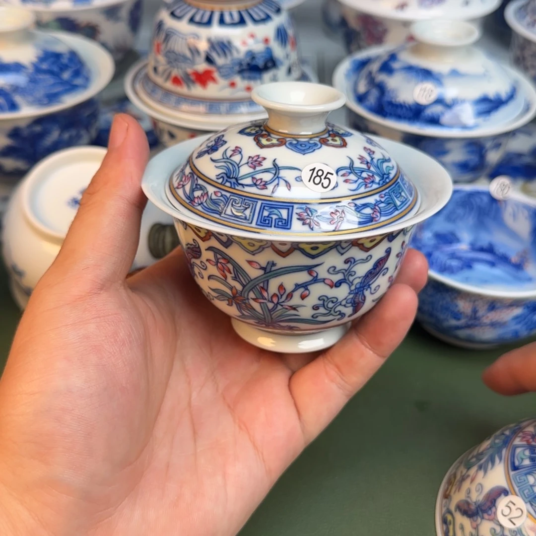 彦祖纯手工手绘茶具185