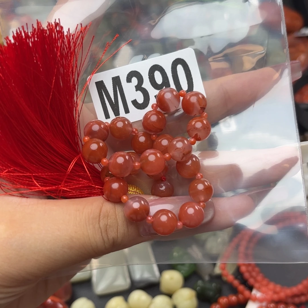 手链未镶嵌南红玛瑙8*