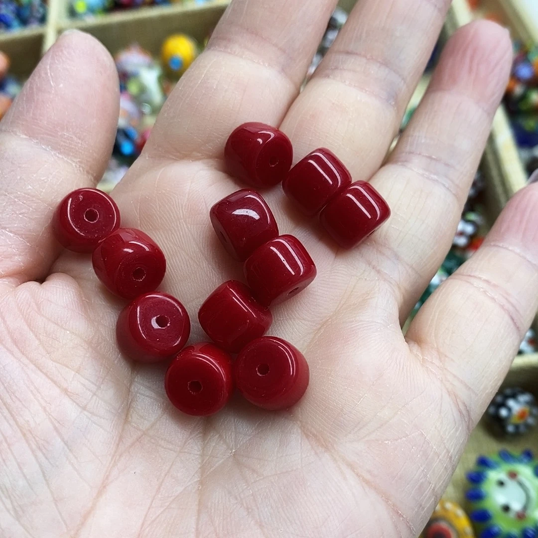 琉璃颈饰雪巴单颗2元021