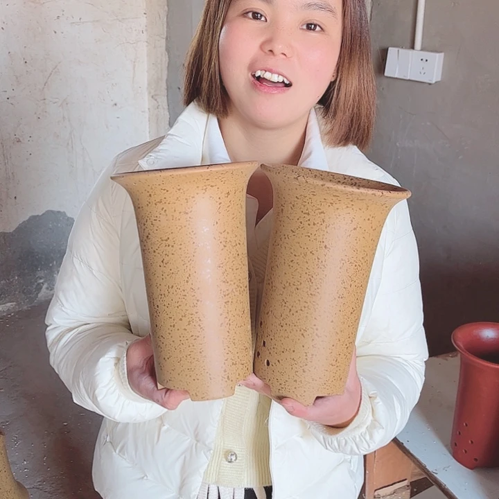 紫砂宜兴紫砂花盆