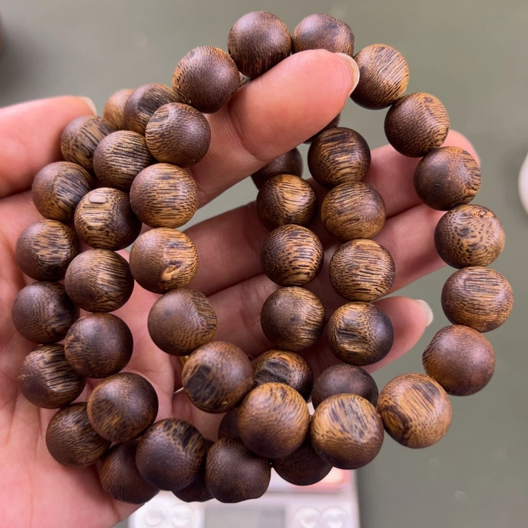 手串沉香海南流油王留疤卡1.3/12g单圈多样性发一