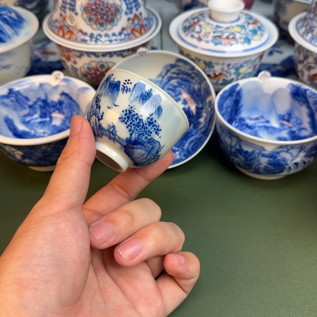 彦祖纯手工手绘茶具144