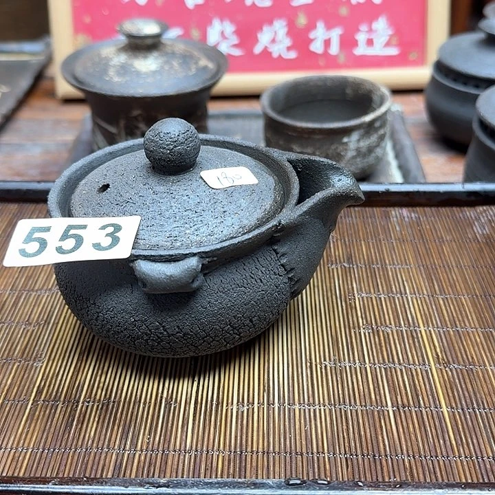 纯手工制作粗陶茶具