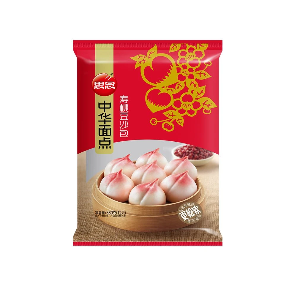 思念中华面点祈福寿桃包360g/袋