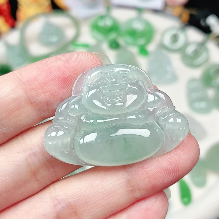 颈饰未镶嵌翡翠缅甸天然A货翡翠