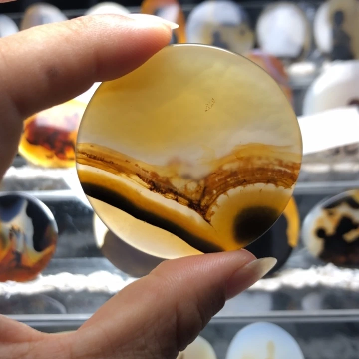 合金玛瑙/玉髓珠宝奇石49有瑕