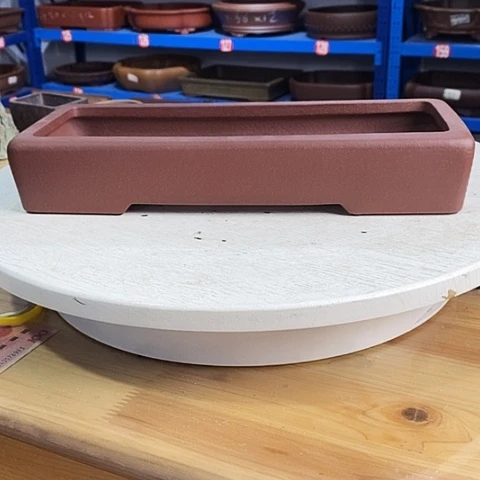 卷***卷紫砂花盆宜兴紫砂工艺