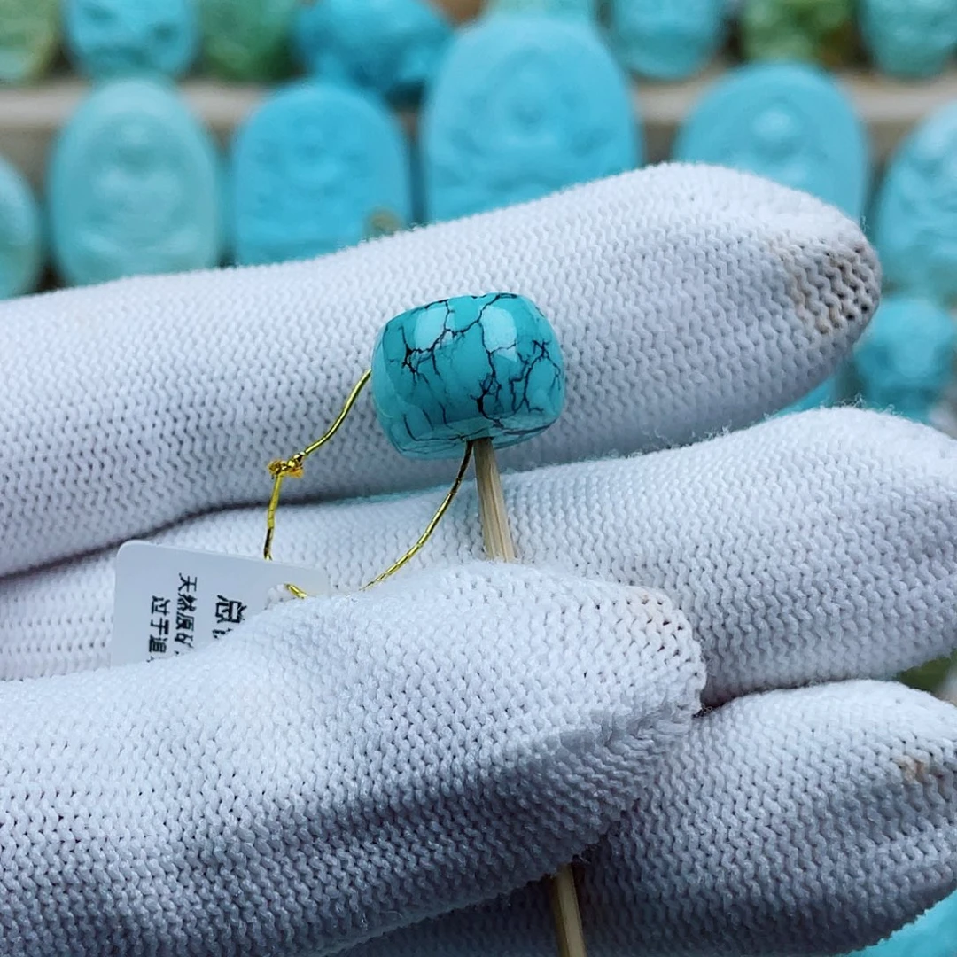 未镶嵌绿松石珠宝奇石配饰卡13.2❌9