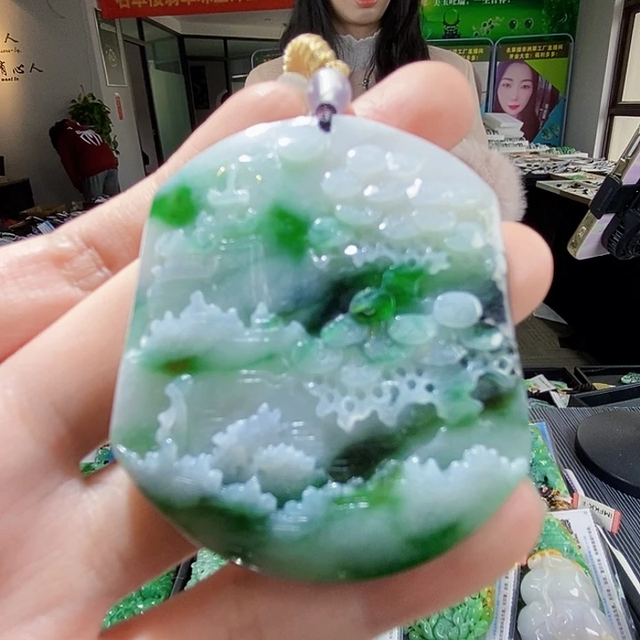 颈饰未镶嵌翡翠翡翠