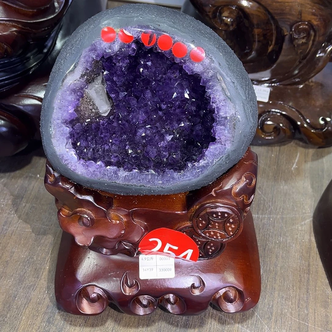 未镶嵌紫晶大型摆件（非配饰）晶