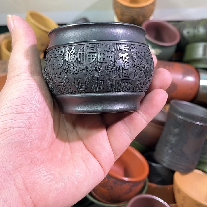 茶杯紫砂全手工紫砂主人杯