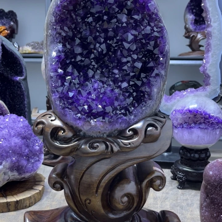 紫晶珠宝半成品未镶嵌海**星