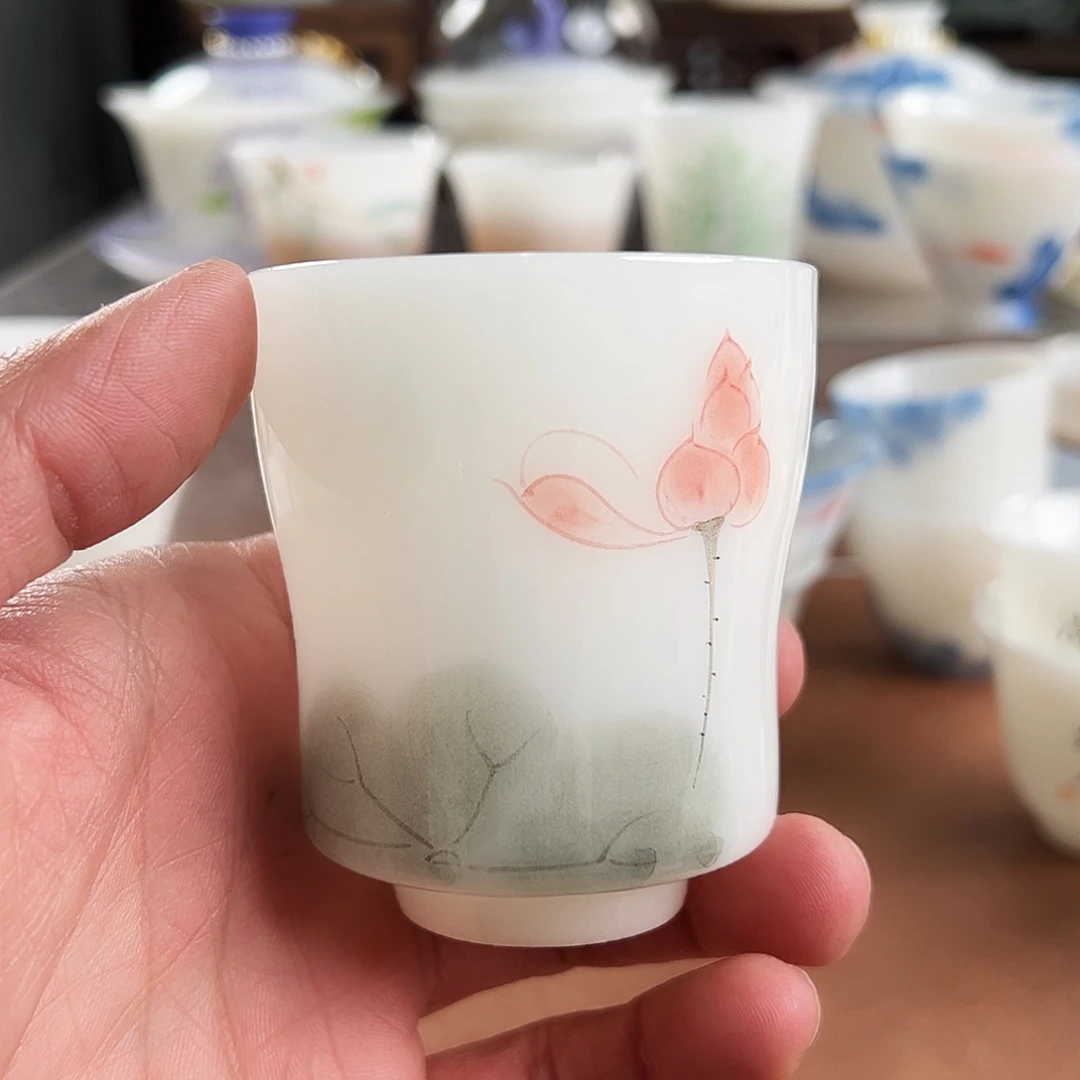 杯子陶璞玉陶瓷茶具手绘系列