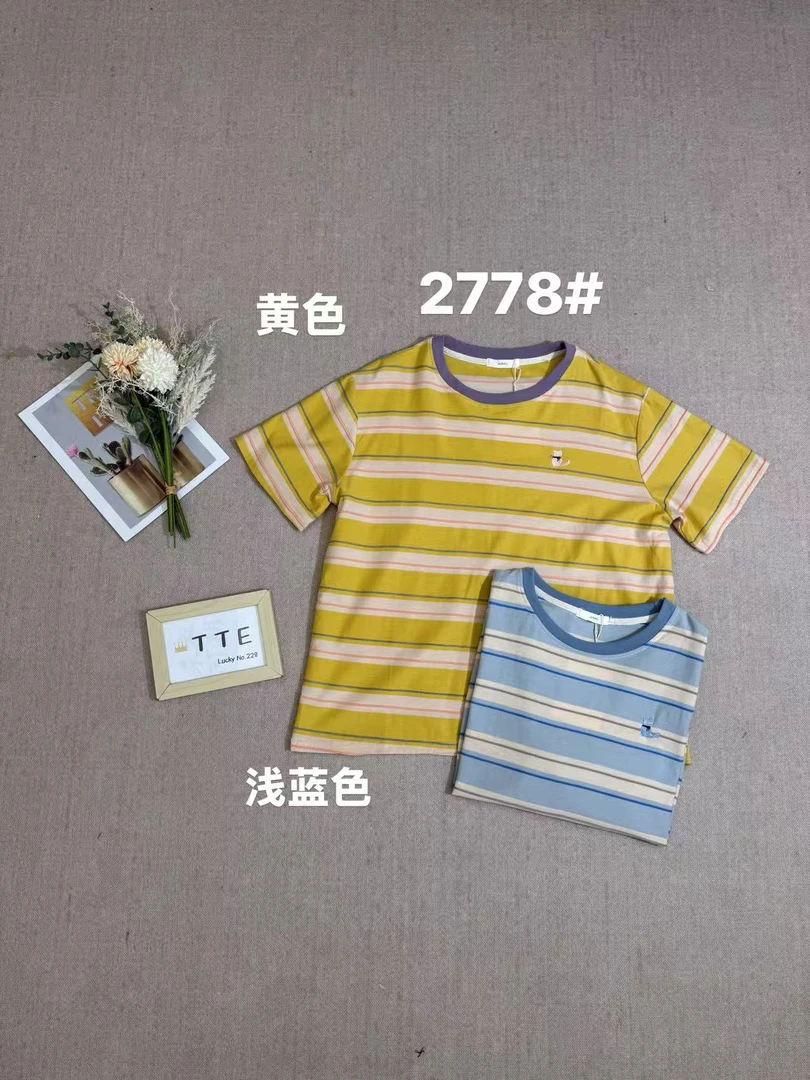 【TTE严选】2025夏装2778高品质条纹T恤（0625-10）