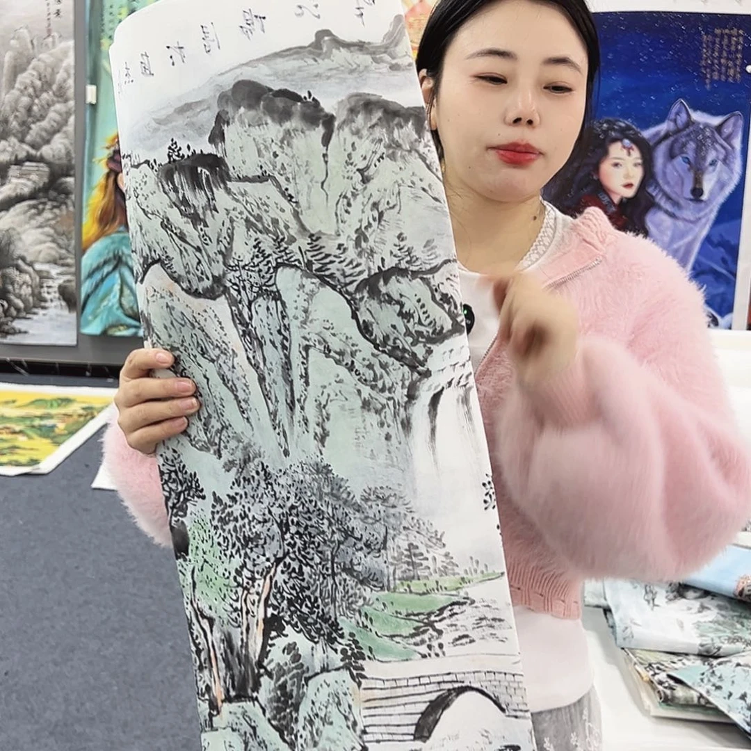 国画事事顺心如意万事