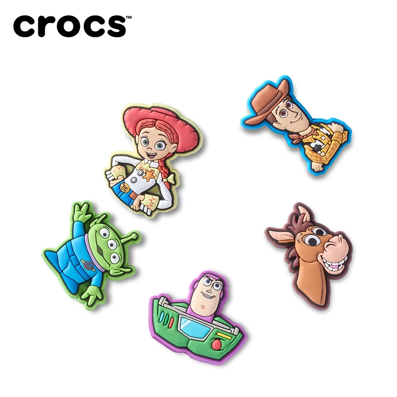 CROCS/卡骆驰配饰智必星可爱洞洞鞋鞋花 玩具总动员角色五件套