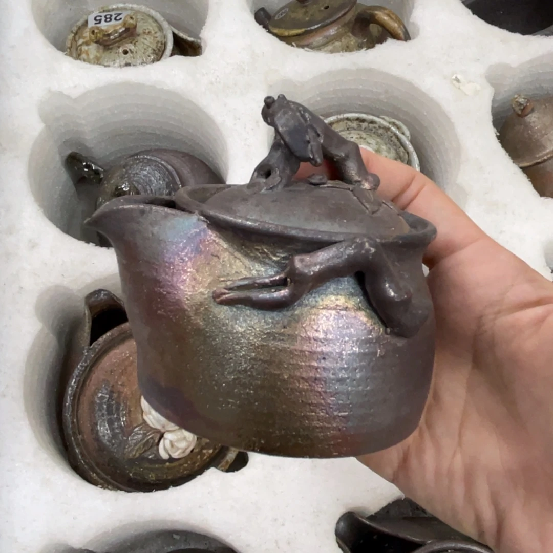 一***P茶壶柴烧柴烧茶壶瑕