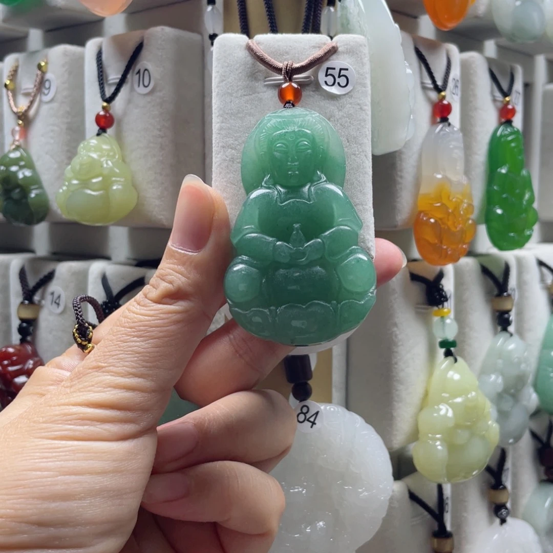 东陵石未镶嵌吊坠(赠链)