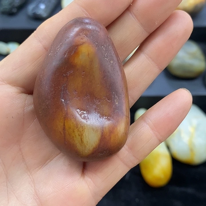 金***闪和田玉（糖玉）未镶嵌挂件