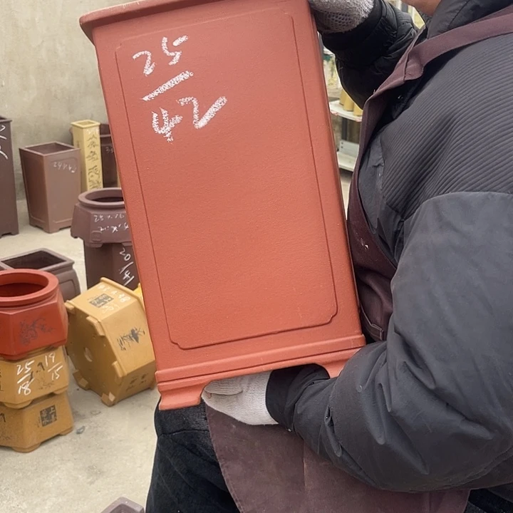 紫砂花盆紫砂等传统