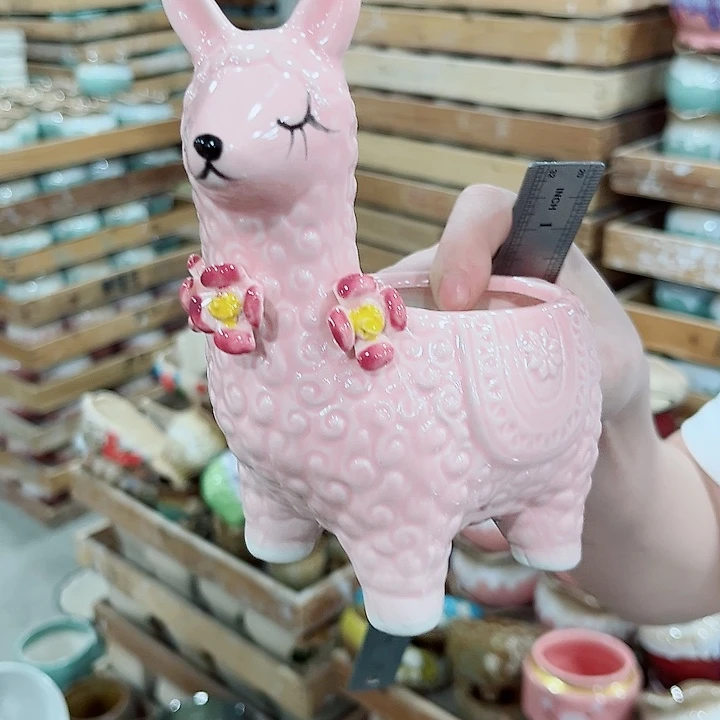 有孔.凑单10元陶瓷花盆发货！