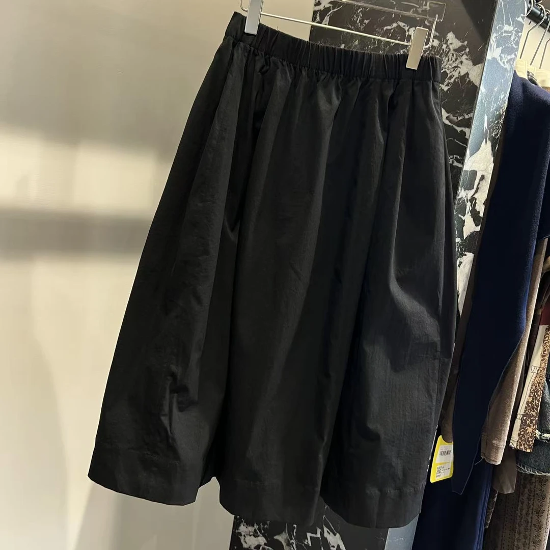 168欧韩集合店 | 黑色半身裙「逆龄魔法」青春感藏在褶皱里Q0651