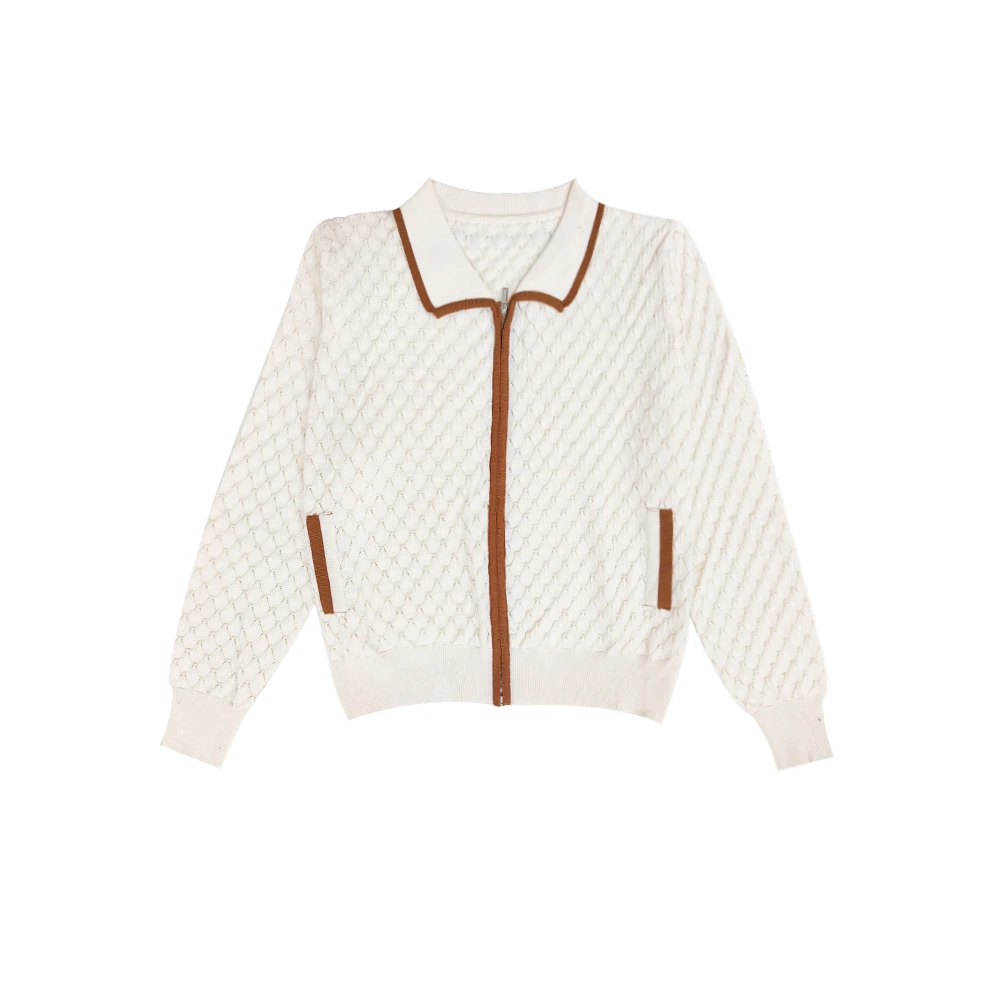 2025wj毛织衫长袖女开衫干爽垂坠针织开衫时尚女装#WT-12