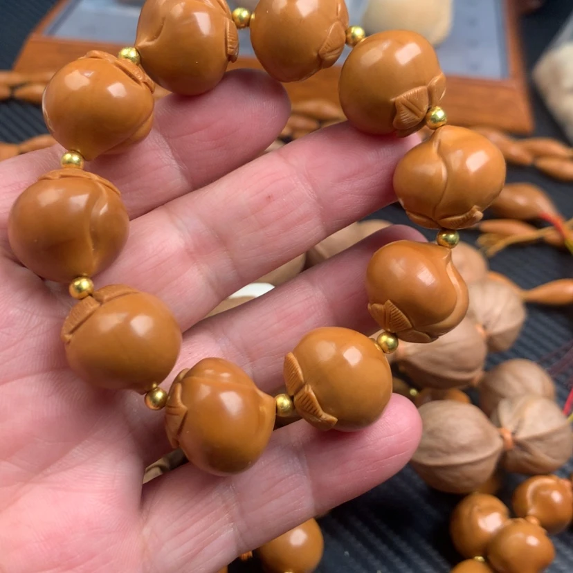【闪购商品】橄榄核手串放****2大桃子