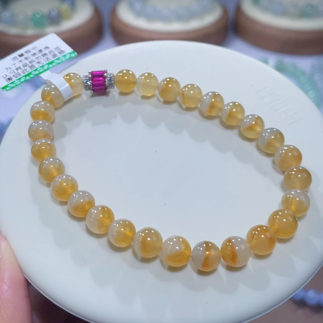 未镶嵌手链翡翠正冰聚宝盆