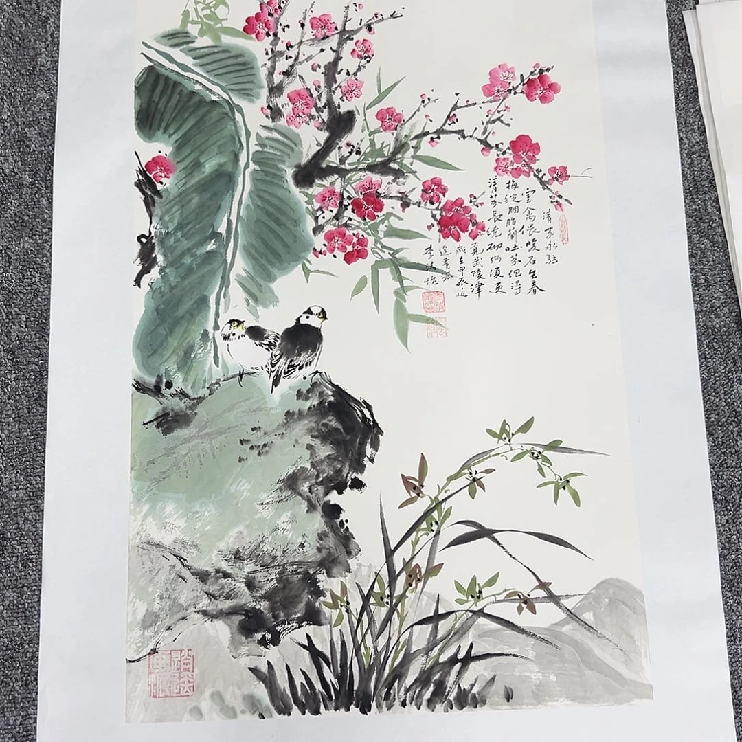 国画读**拳国画作品纯手绘