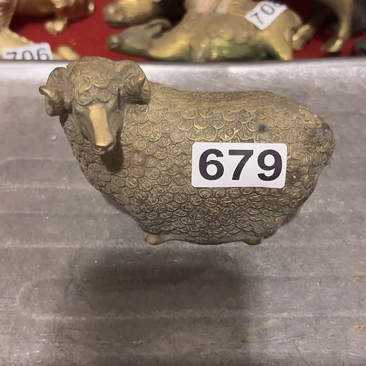 黄铜摆件，文房工艺品摆件