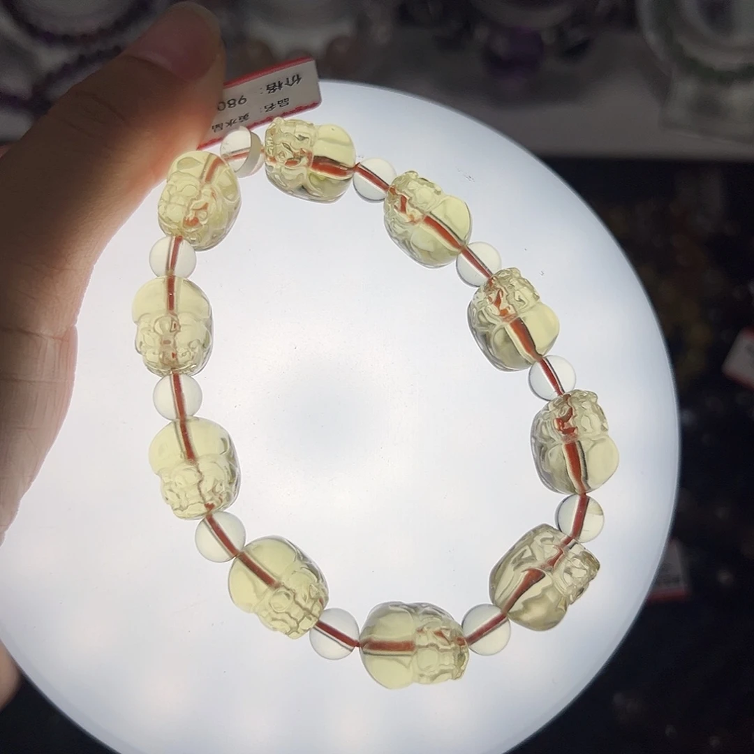 未镶嵌水晶手链多样性发一