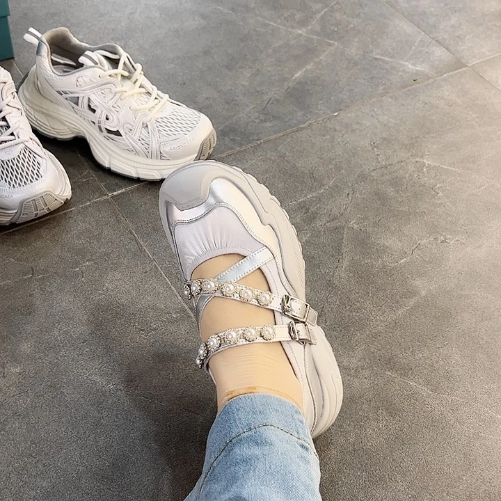 单鞋523-90117银色37