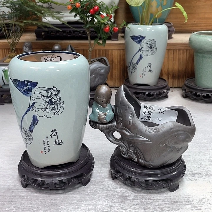 陶瓷花盆紫砂花盆福利抢购